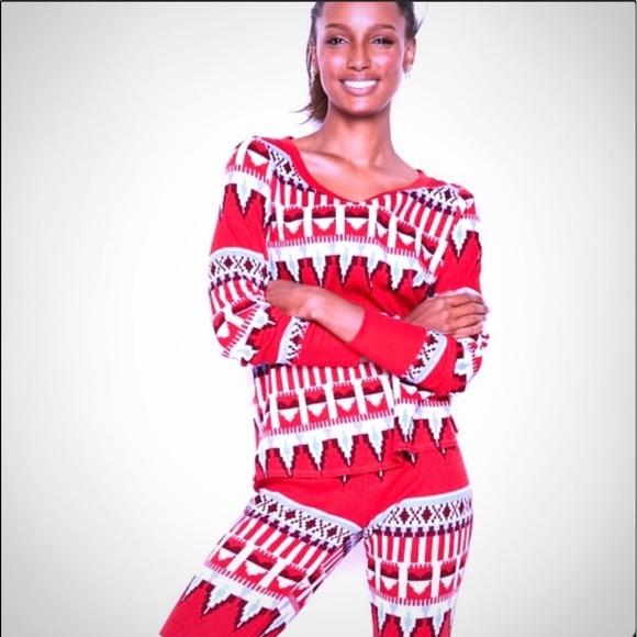 VICTORIA’S SECRET Fairisle Print Thermal - Picture 2 of 8